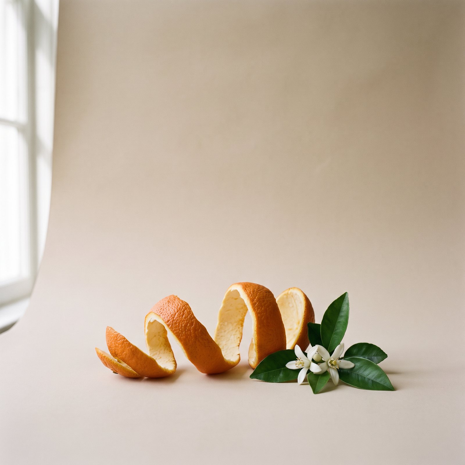 Bitter orange peel with orange blossom