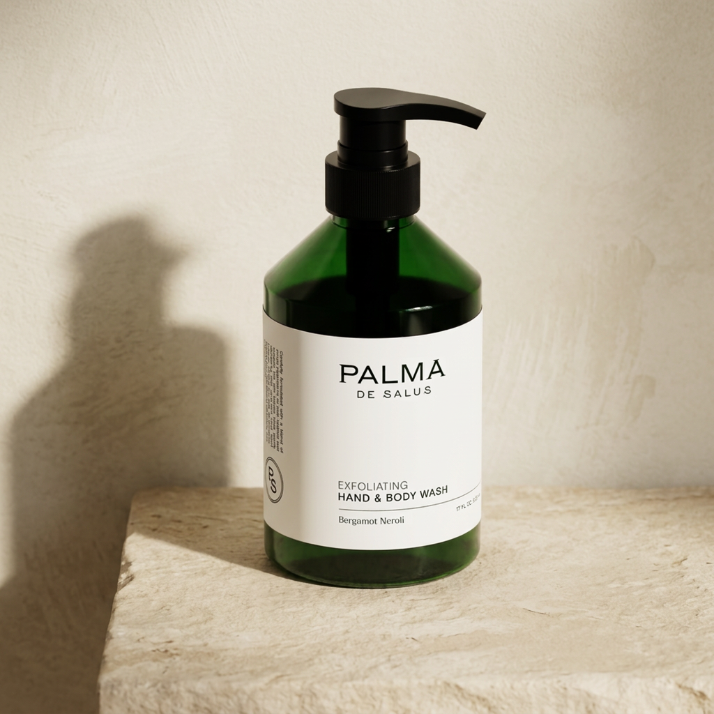 Exfoliating Hand & Body Wash, Summer Rose